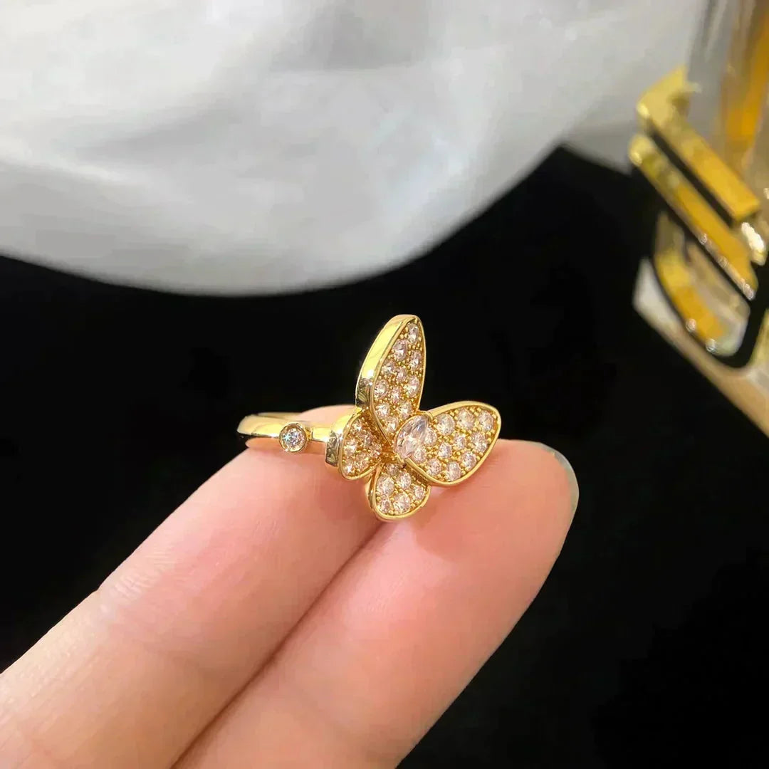 [Solara Jewelry]BUTTERFLY DIAMOND RING