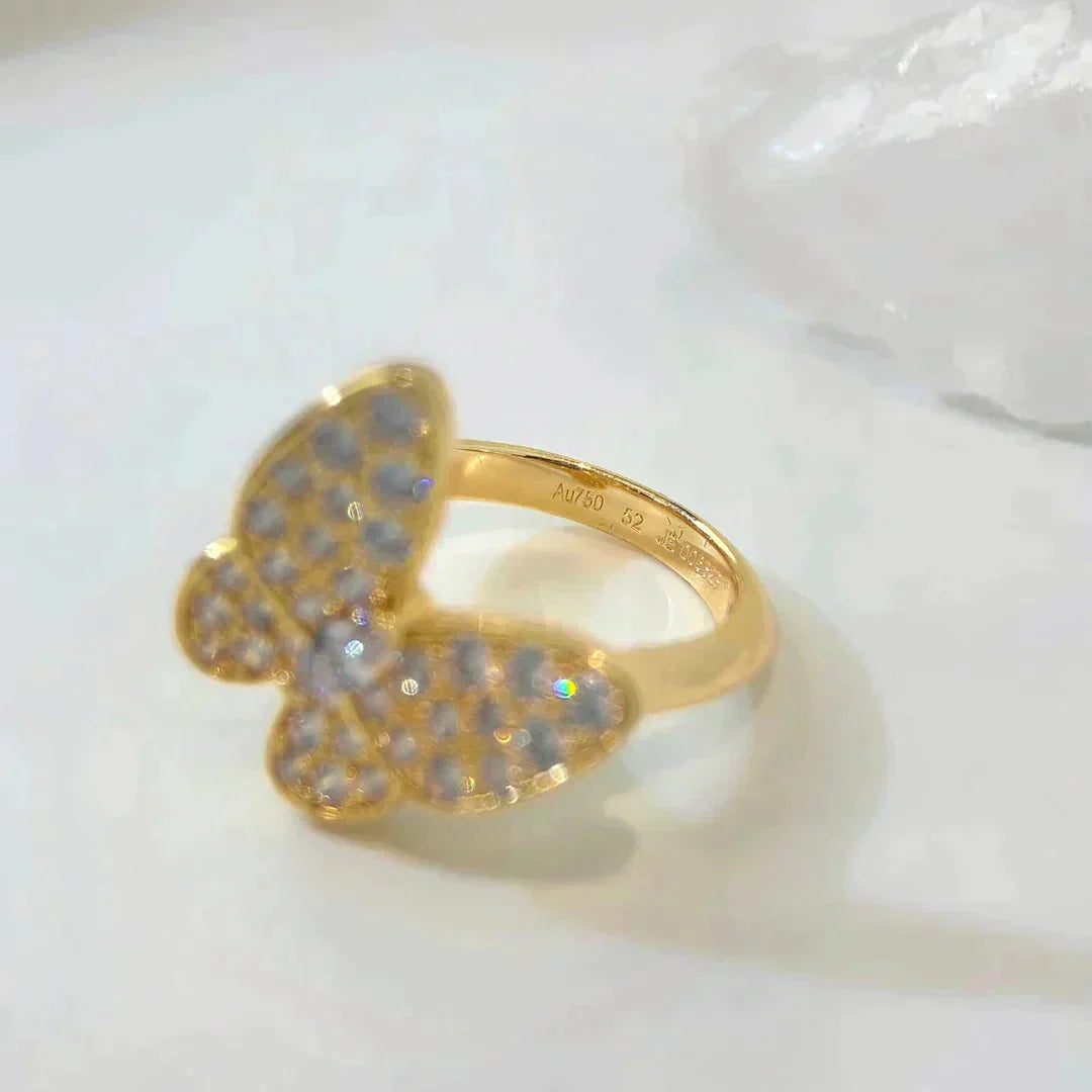 [Solara Jewelry]BUTTERFLY DIAMOND RING