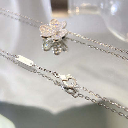 [Solara Jewelry]FLOWER DIAMOND NECKLACE
