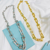 [Solara Jewelry]HARDWEAR NECKLACE DIAMOND PAVED