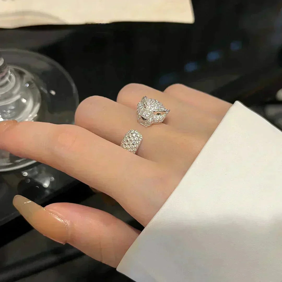 [Solara Jewelry]PANTHERE 5.5MM ALL DIAMOND RING