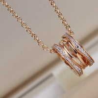 [Solara Jewelry]ZERO 1 PINK GOLD NECKLACE