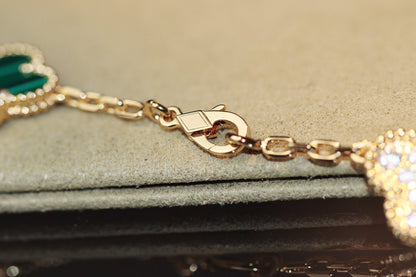 [Solara Jewelry]CLOVER 20 MOTIFS ONYX ROSE GOLD