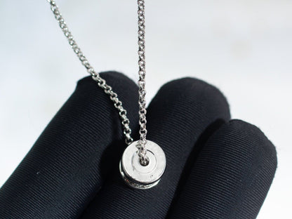 [Solara Jewelry]ZERO 1 SILVER DIAMOND NECKLACE