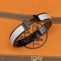 [Solara Jewelry]H-ARMBAND 12MM SCHWARZ WEISS KERAMIK