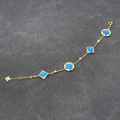 [Solara Jewelry]STAR AND SUN TURQUOISE 4 MOTIFS 3 DIAMONDS
