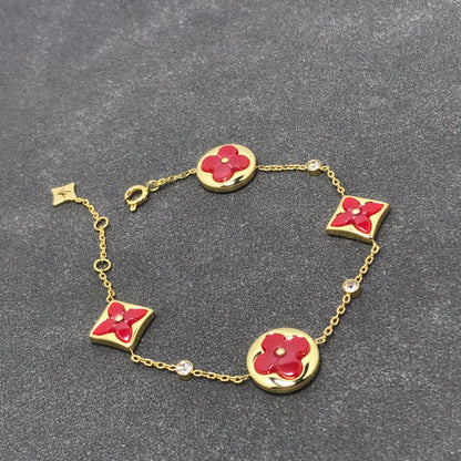 [Solara Jewelry]STAR AND SUN CARNELIAN 4 MOTIFS 3 DIAMONDS