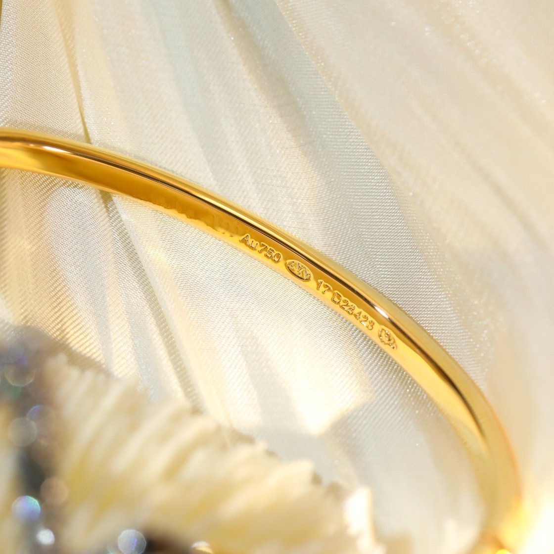 [Solara Jewelry]VOLTE UPSITE DOWN GOLD DIAMOND BRACELET