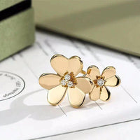 [Solara Jewelry]CLOVER COMOS GOLD DIAMOND RING