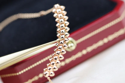 [Solara Jewelry]CLASH PINK GOLD NECKLACE