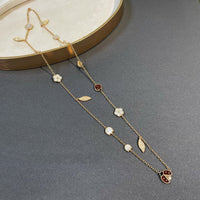 [Solara Jewelry]LUCKY SPRING 15 MOTIFS GOLD NECKLACE
