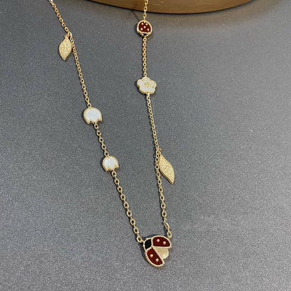 [Solara Jewelry]LUCKY SPRING 15 MOTIFS GOLD NECKLACE