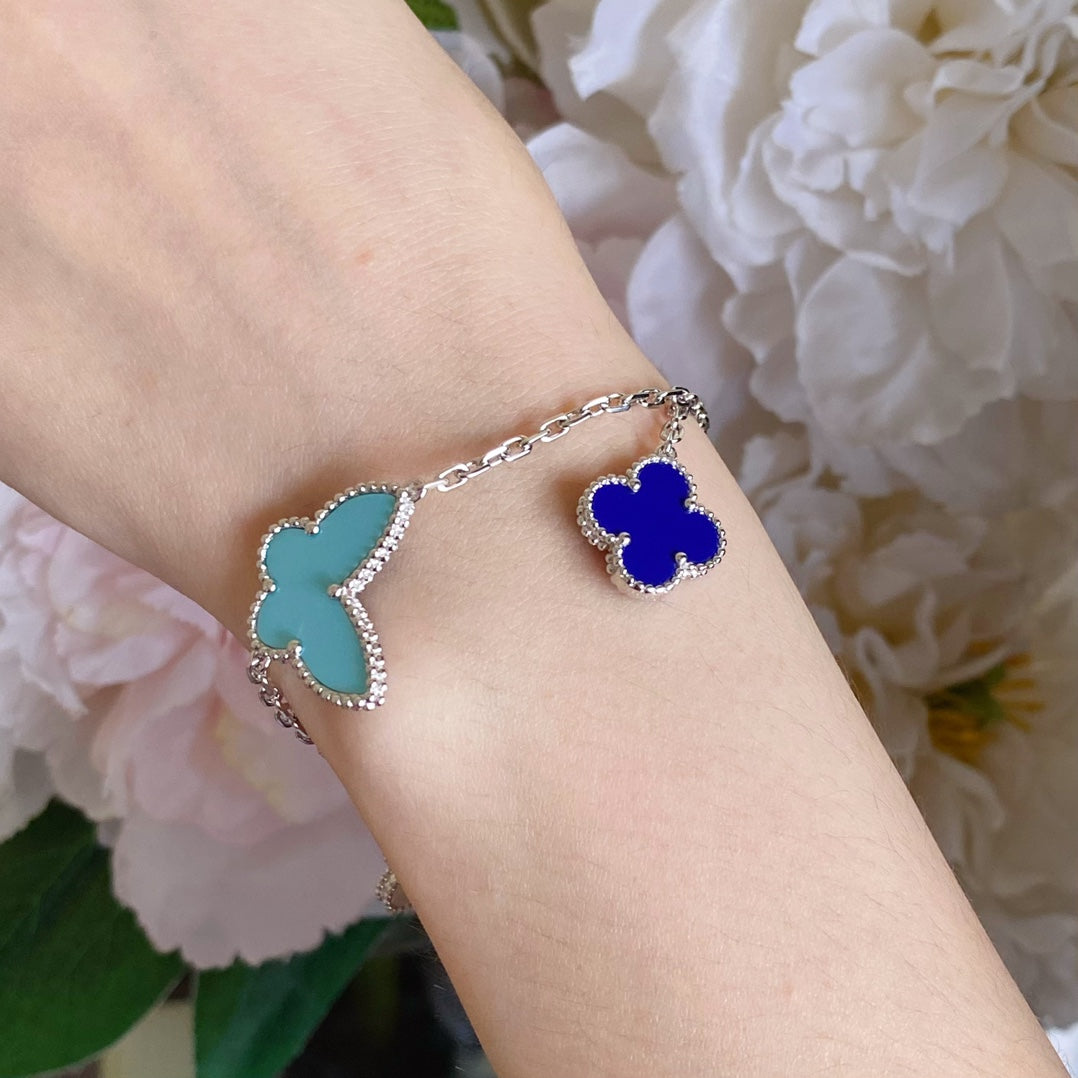 [Solara Jewelry]LUCKY SPRING SILVER BRACELET 4 MOTIF