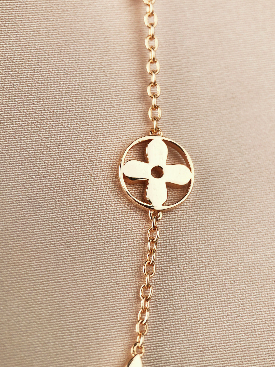 [Solara Jewelry]STAR AND SUN 7 MOTIFS GOLD BRACELET