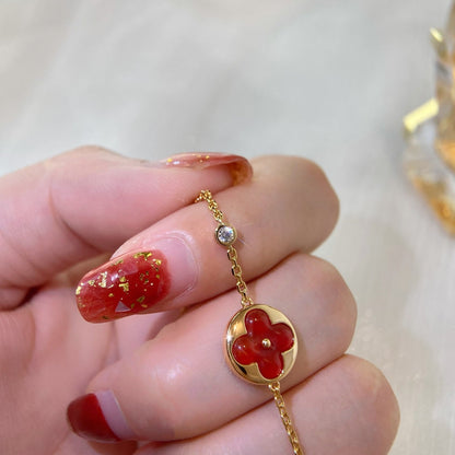 [Solara Jewelry]SUN PEDANT CARNELIAN BRACELET