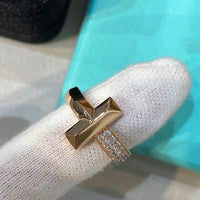 [Solara Jewelry]T WIRE MEDIUM DIAMOND RING