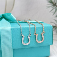 [Solara Jewelry]U PEDANT DIAMOND NECKLACE