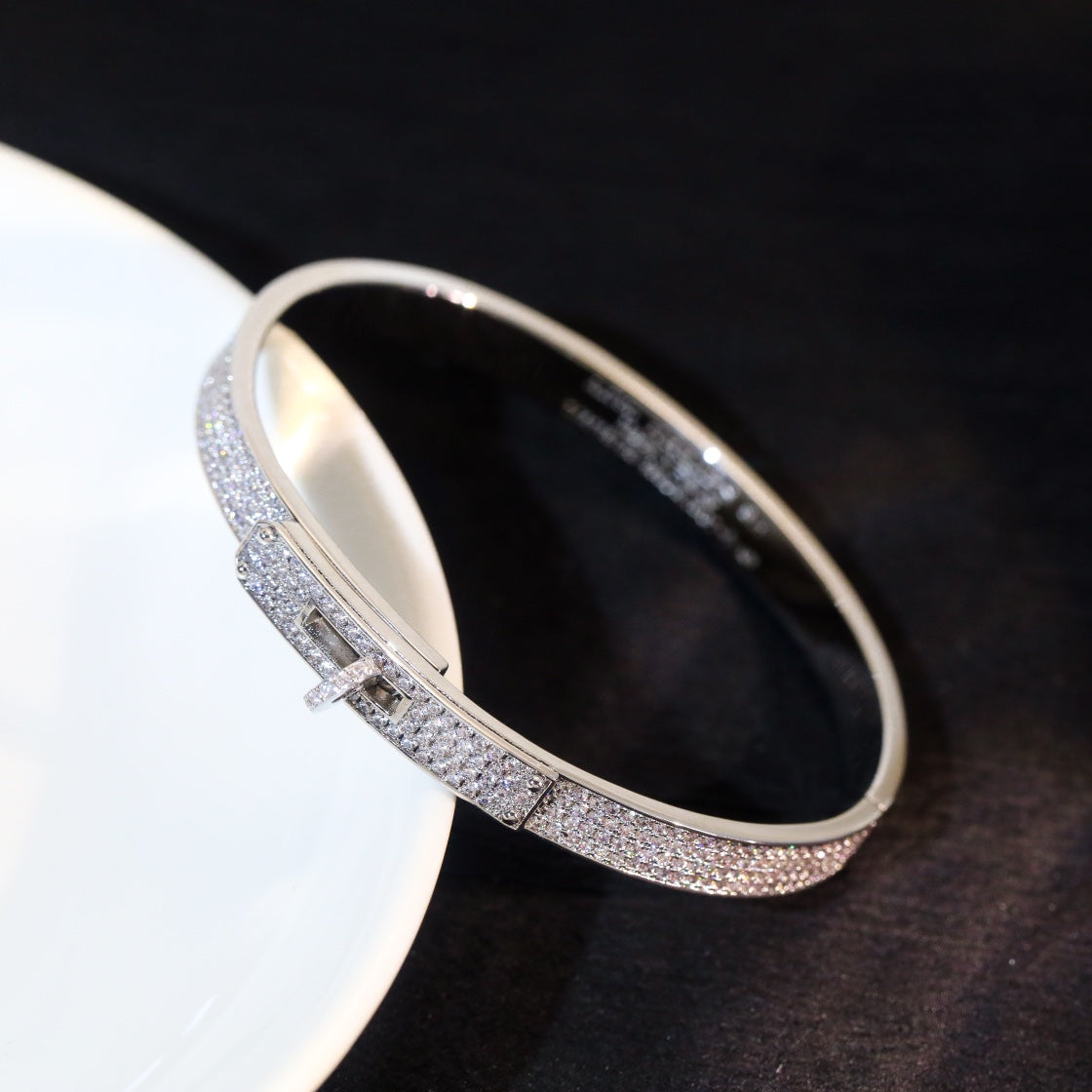 [Solara Jewelry]KELLY BRACELET DIAMOND PAVED