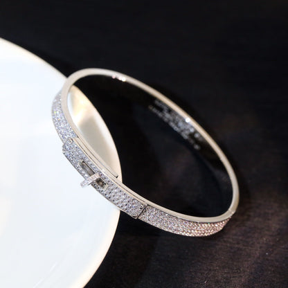 [Solara Jewelry]KELLY BRACELET DIAMOND PAVED