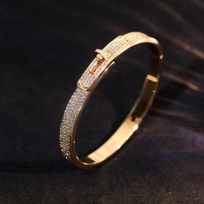 [Solara Jewelry]KELLY BRACELET DIAMOND PAVED