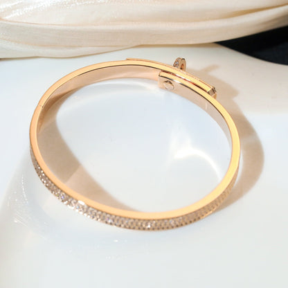 [Solara Jewelry]KELLY BRACELET DIAMOND PAVED