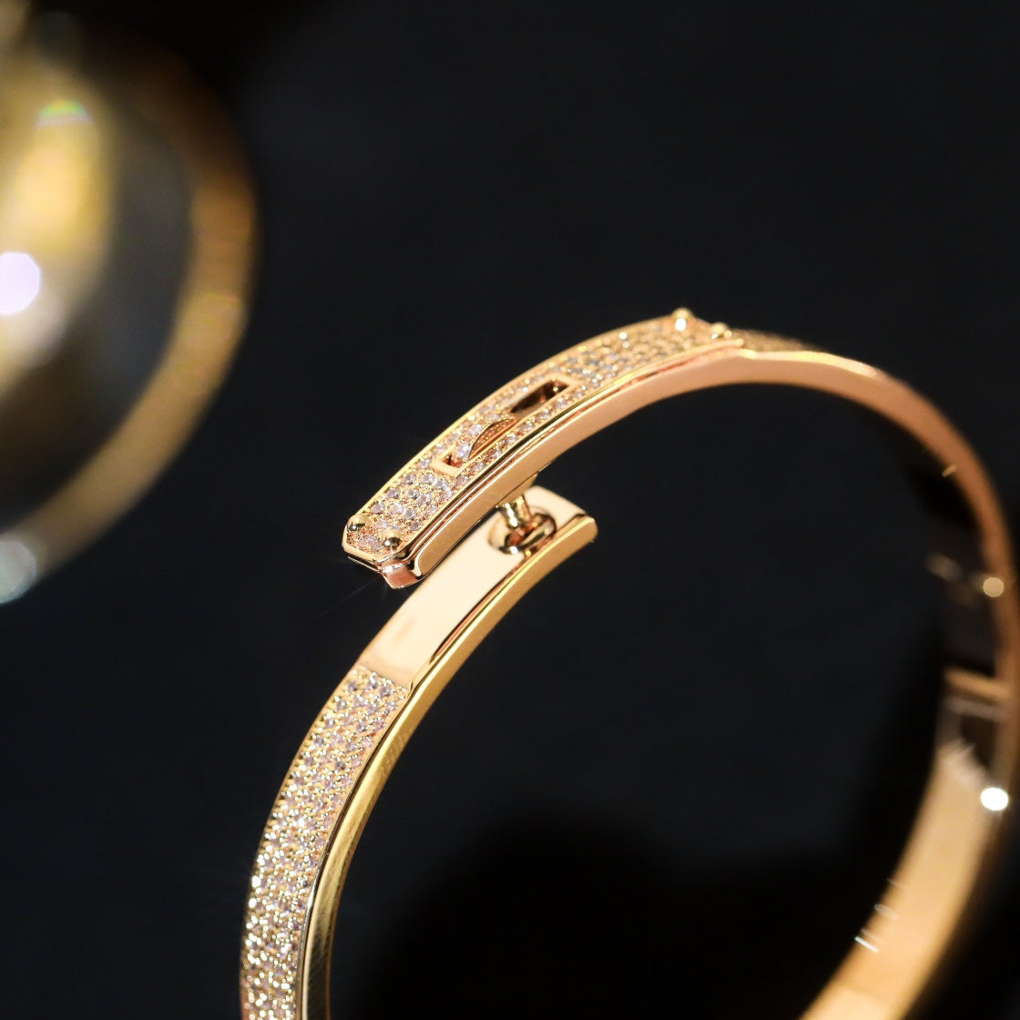 [Solara Jewelry]KELLY BRACELET DIAMOND PAVED