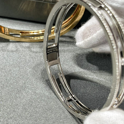 [Solara jewelry]MOVE 10TH PAVED DIAMOND BRACELET