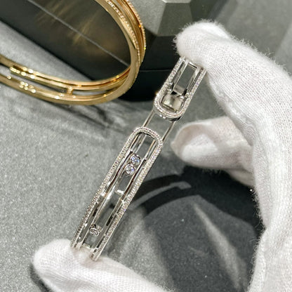 [Solara jewelry]MOVE 10TH PAVED DIAMOND BRACELET