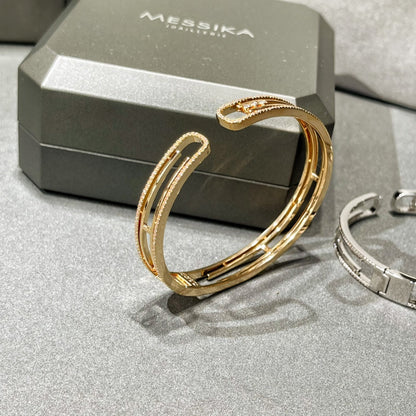 [Solara jewelry]MOVE 10TH PAVED DIAMOND BRACELET