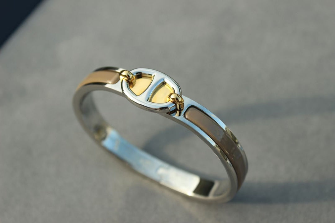 [Solara Jewelry]CLIC CHAINE SILVER BRACELET