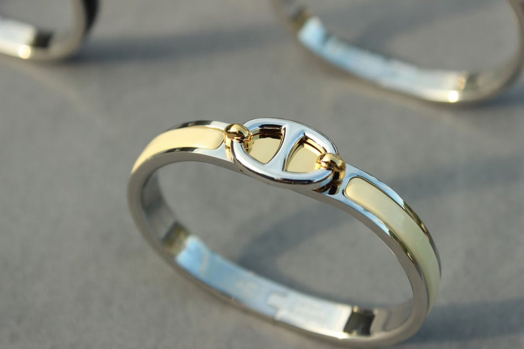 [Solara Jewelry]CLIC CHAINE SILVER BRACELET