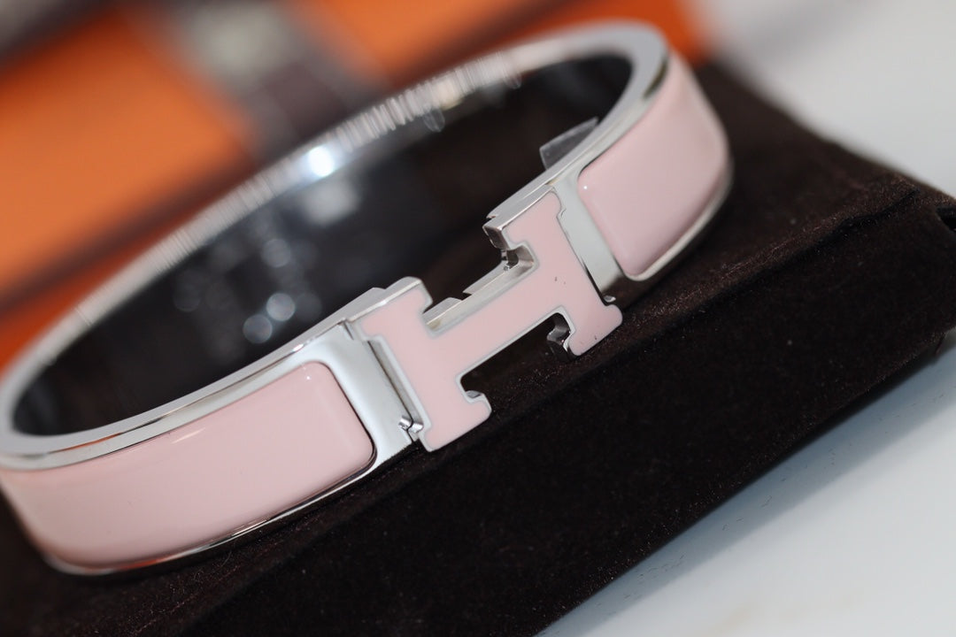 [Solara Jewelry]H BRACELET 12MM PINK