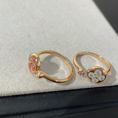 [Solara Jewelry]SUN 1 DIAMOND PINK MOP RING