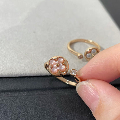 [Solara Jewelry]SUN 1 DIAMOND PINK MOP RING