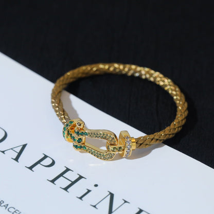 [Solara Jewelry]FORCE 10 GOLD GREEN DIAMOND PAVED