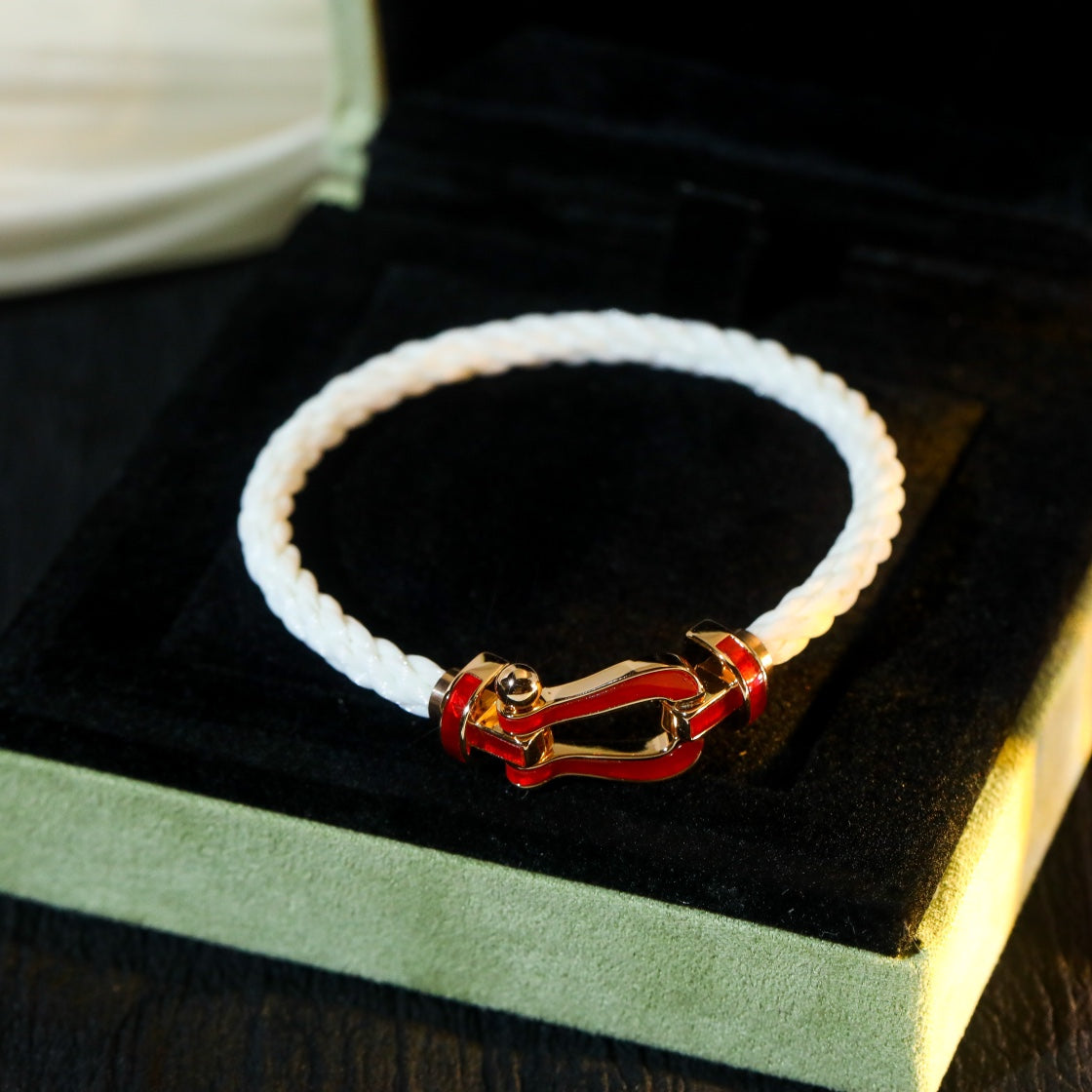 [Solara Jewelry]FORCE 10 WHITE TEXTILE DIAMOND PAVED