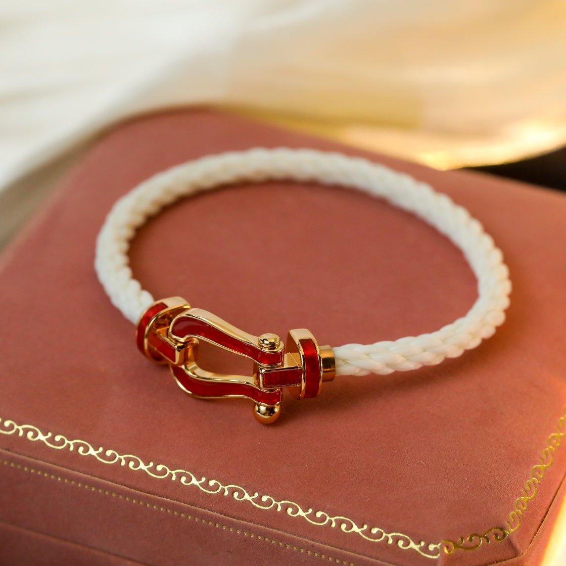 [Solara Jewelry]FORCE 10 WHITE TEXTILE DIAMOND PAVED