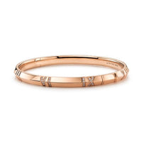 [Solara Jewelry]ATLAS BRACELET 6MM DIAMOND PINK GOLD