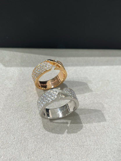 [Solara Jewelry]LIENS EVIDENCE  DIAMOND PAVED RING
