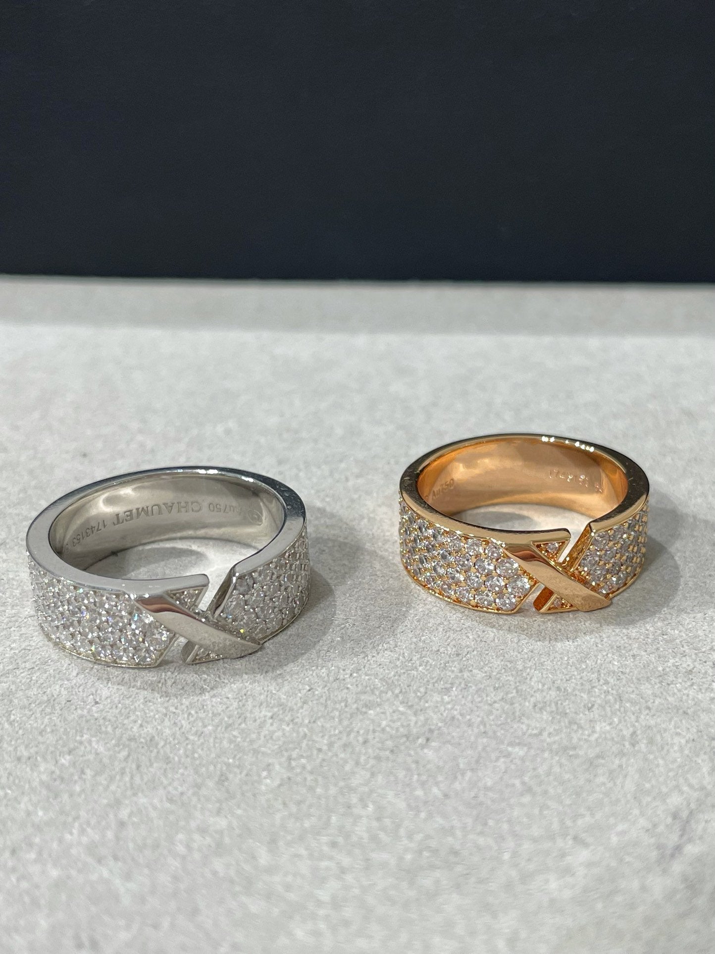 [Solara Jewelry]LIENS EVIDENCE  DIAMOND PAVED RING