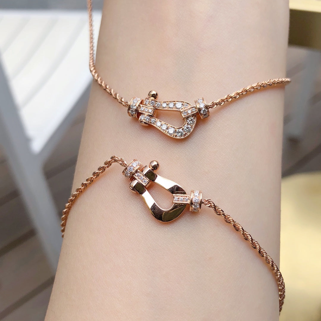 [Solara Jewelry]FORCE 10 PINK GOLD DIAMOND NECKLACE