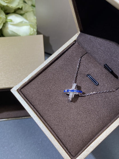 [Solara Jewelry]LIENS DIAMOND SILVER NECKLACE