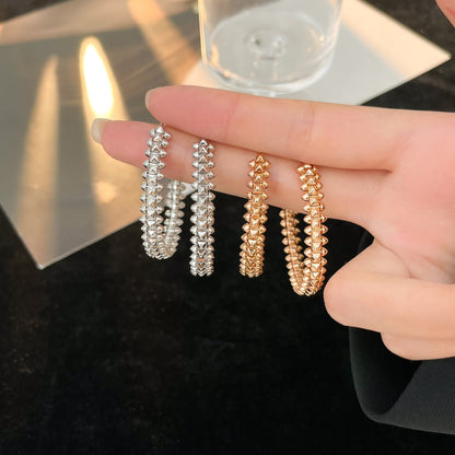 [Solara Jewelry]CLASH HOOP EARRINGS