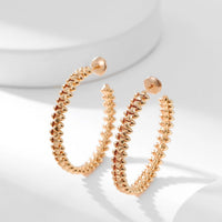 [Solara Jewelry]CLASH HOOP EARRINGS