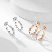 [Solara Jewelry]BEE LOVE DIAMOND HOOP EARRINGS