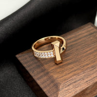 [Solara Jewelry]T WIDE DIAMOND RING