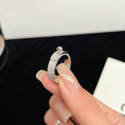 [Solara Jewelry]KELLY SILVER DIAMOND RING