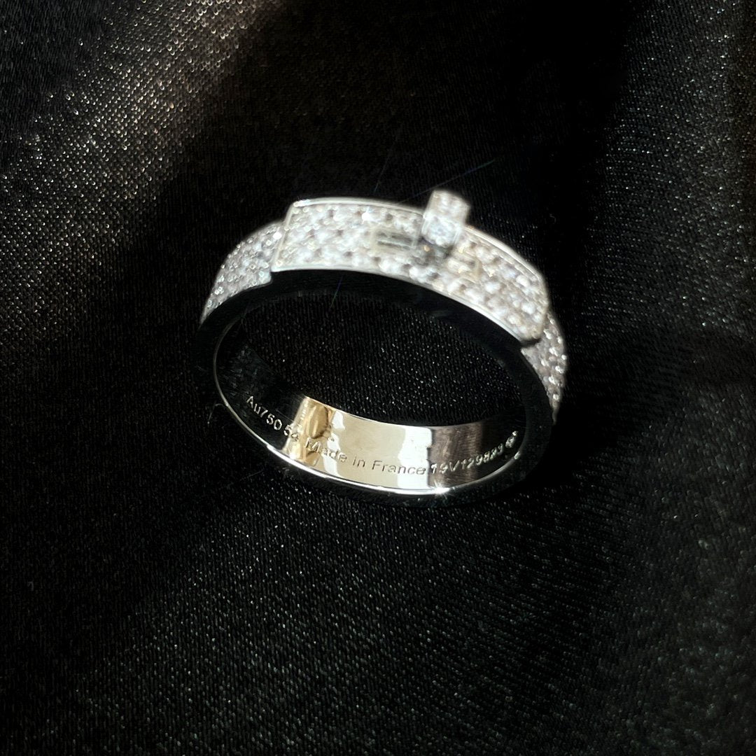 [Solara Jewelry]KELLY SILVER DIAMOND RING