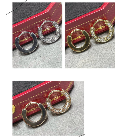 [Solara Jewelry]LOVE DIAMOND EARRINGS