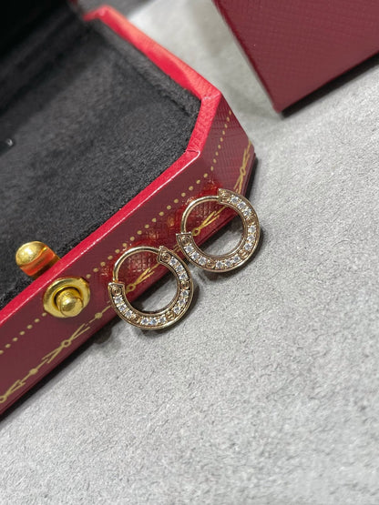 [Solara Jewelry]LOVE DIAMOND EARRINGS
